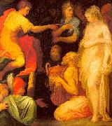 ABBATE, Niccolo dell The Continence of Scipio Sweden oil painting reproduction